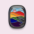 Pride Airplane Window Enamel Pin